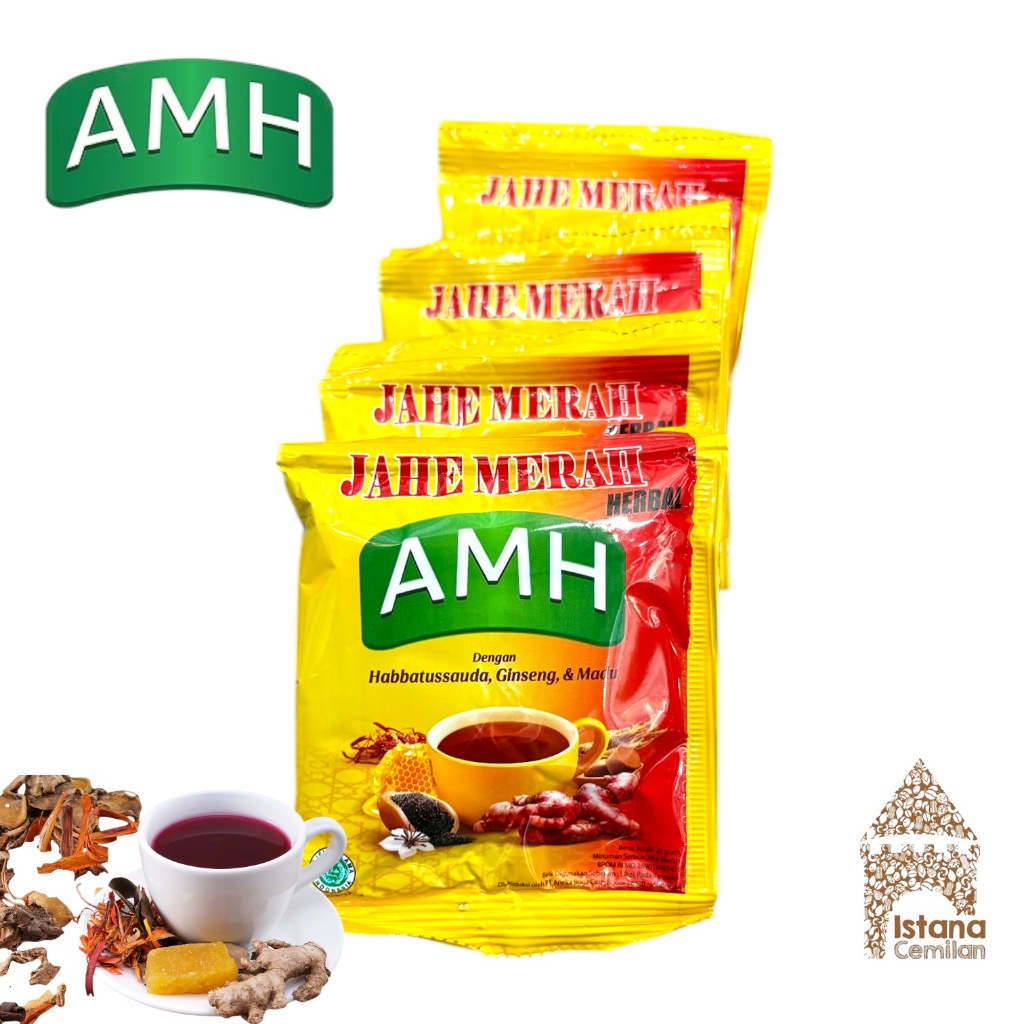 

Jahe Merah AMH Habbatussauda, Ginseng, dan Madu (isi 10 pcs)