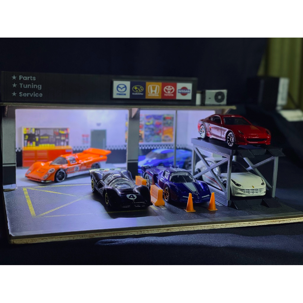 Full Set Hot wheels Ferrari Limited Edition Special Edition With Bonus diorama garage custom led no 