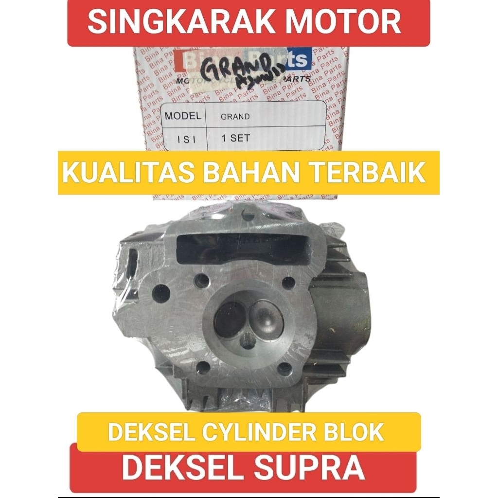 CYLINDER HEAD DEKSELHONDA GRAND SUPRA WIN