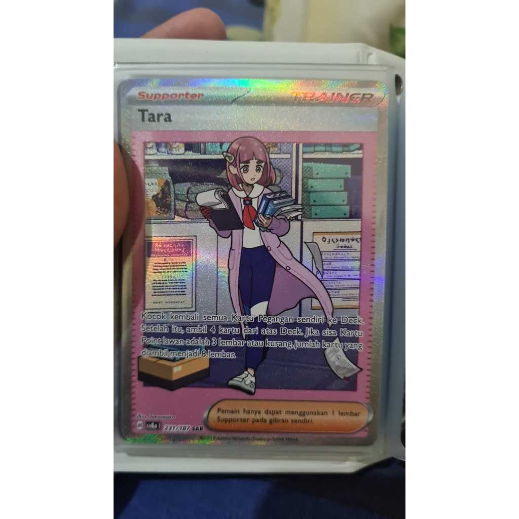 Kartu Pokemon Support Tranier Card Tara
