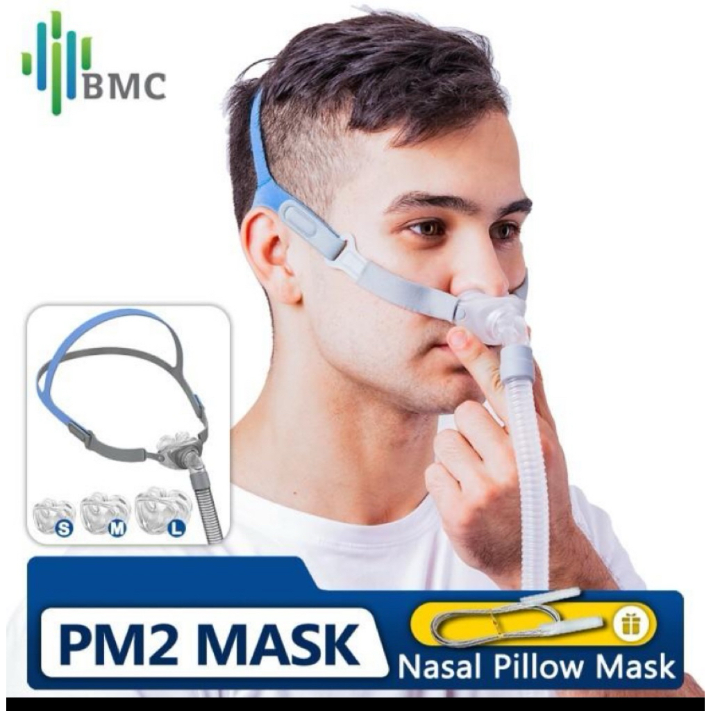 PILLOW NASAL MASK UNTUK CPAP ( SLEEP APNEA) BMC