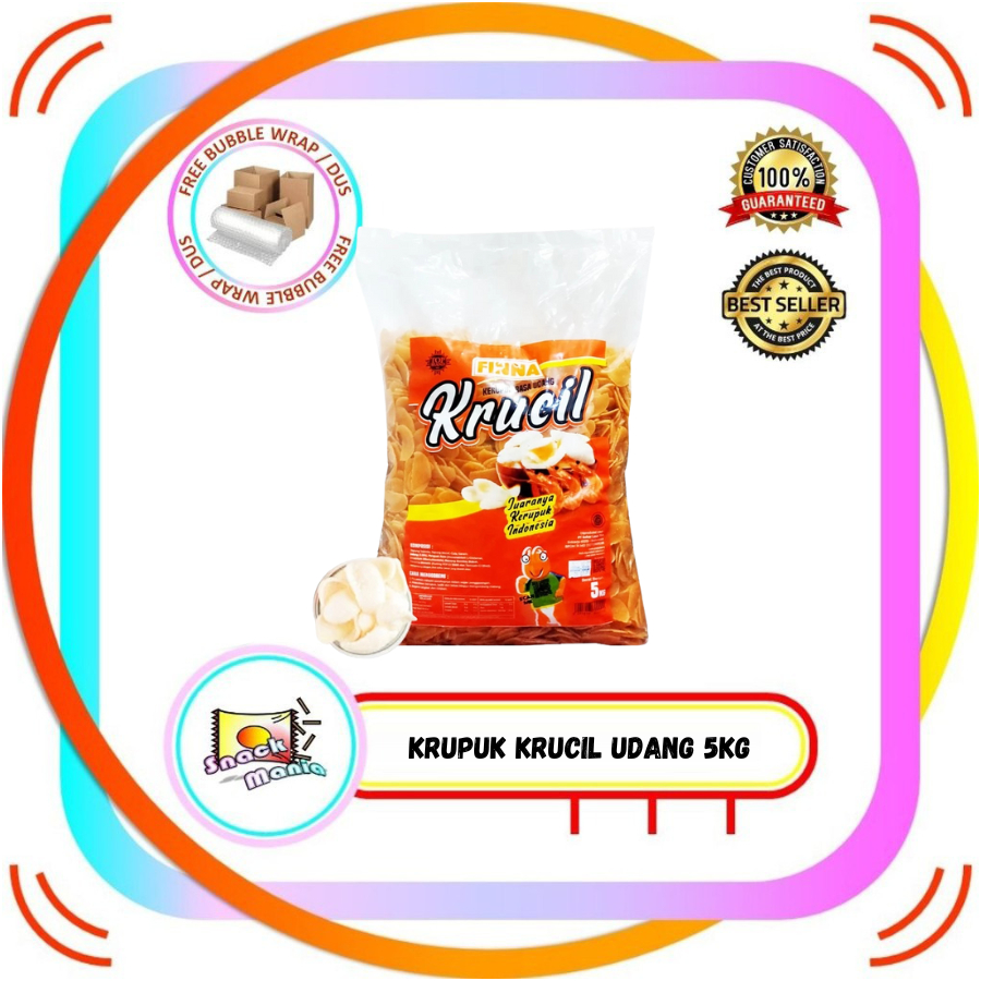 Finna Krupuk Krucil Kerupuk Udang ~ 5 kg