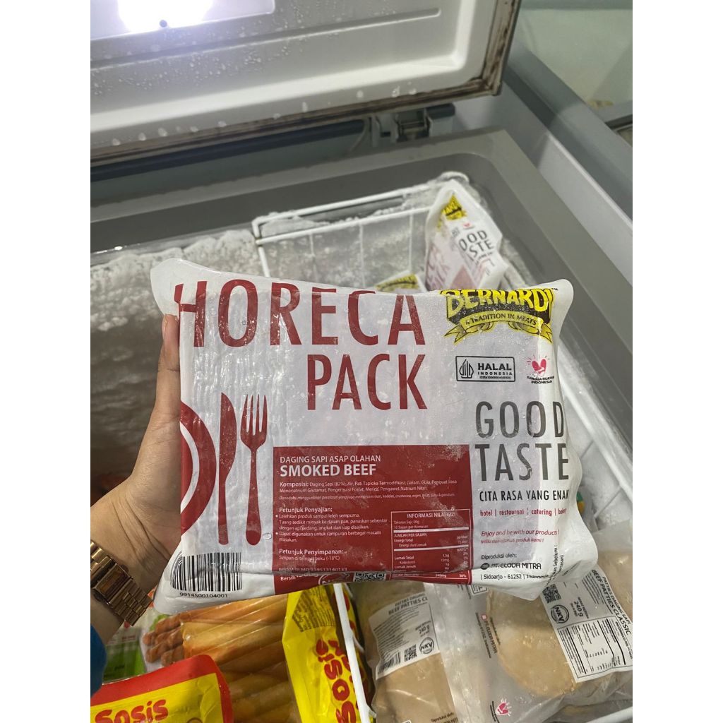 

Smoke Beef Block 500gr || Horeca Pack