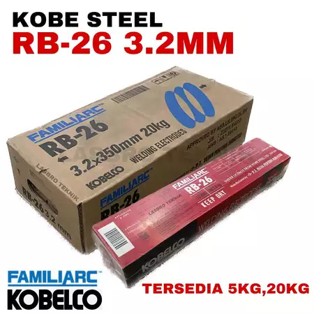 RB-26 3.2mm KAWAT LAS LISTRIK WELDING ELECTRODES KOBE 3,2 mm RB 3,2mm