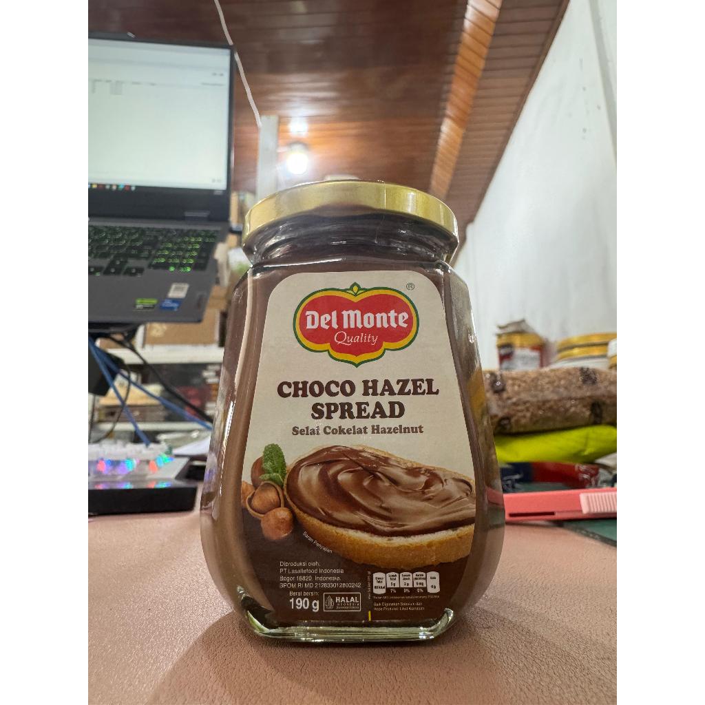 

Chocolate Hazelnut Del Monte / Del Monte Choco Hazelnut Spread / Selai Coklat Del Monte - 190 Gram