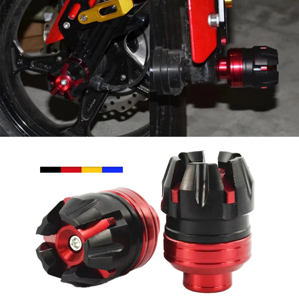 2pcs Jalu knalpot aerox Slider Jalu Knalpot Jalu As Pelindung Knalpot Nmax Universal