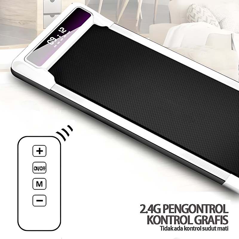 Ready Stock Treadmill Lipat Treadmill Elektrik Treadmill pintar profesional Alat Fitness Treadmill