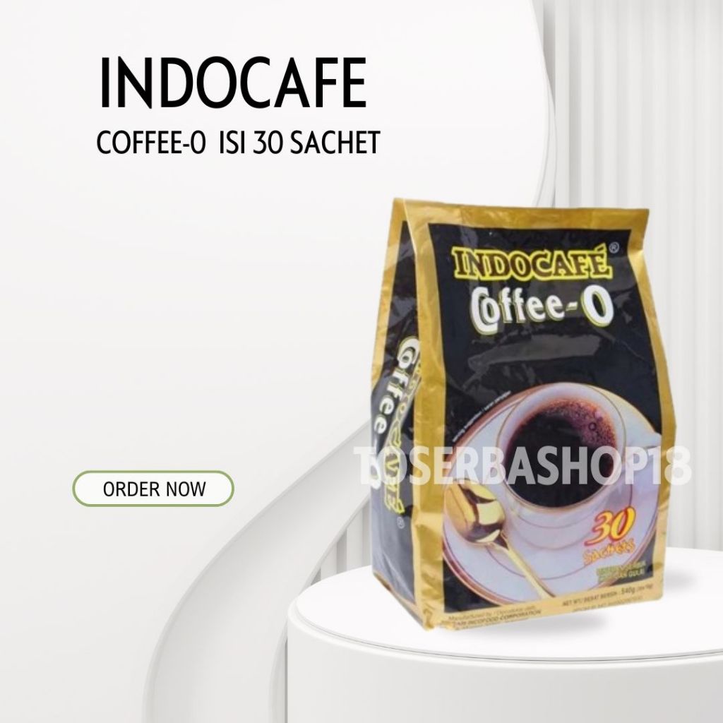 

Indocafe COFFEE - O isi 30 Sachets / Kopi O isi 30 Saset / Kopi Hitam Indocafe