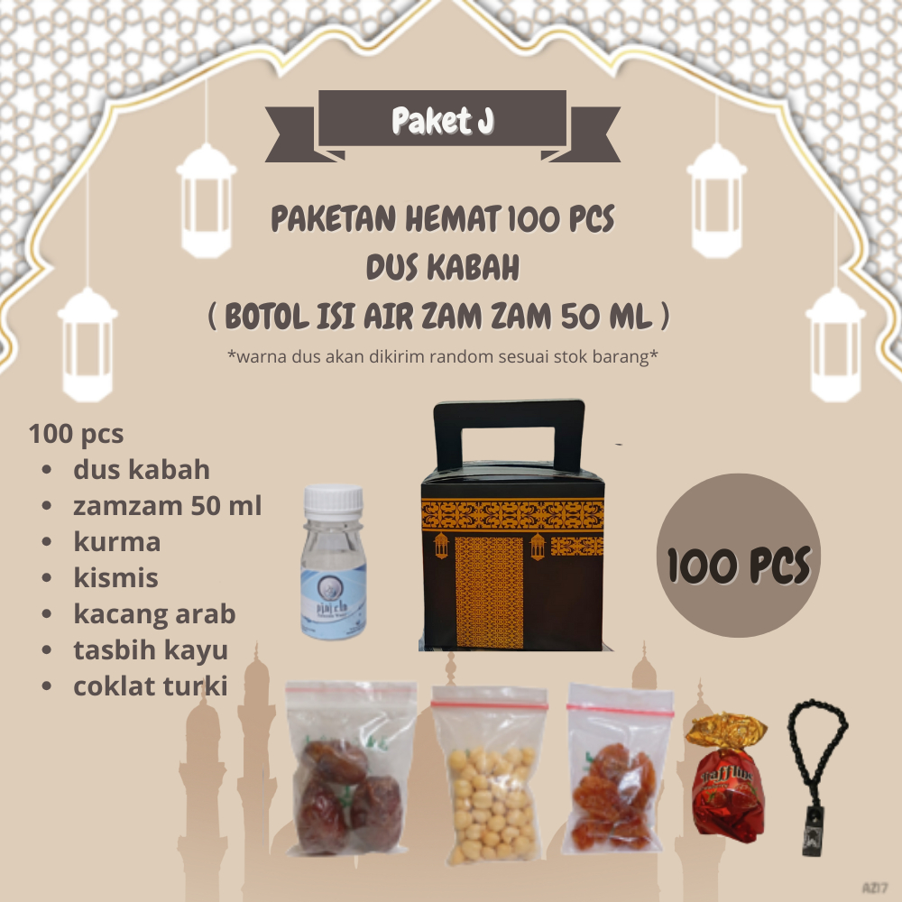 

paketan J tasbih cotur kabah untuk oleh oleh haji dan umroh 100 pcs ( botol isi air zam zam 50 ml )