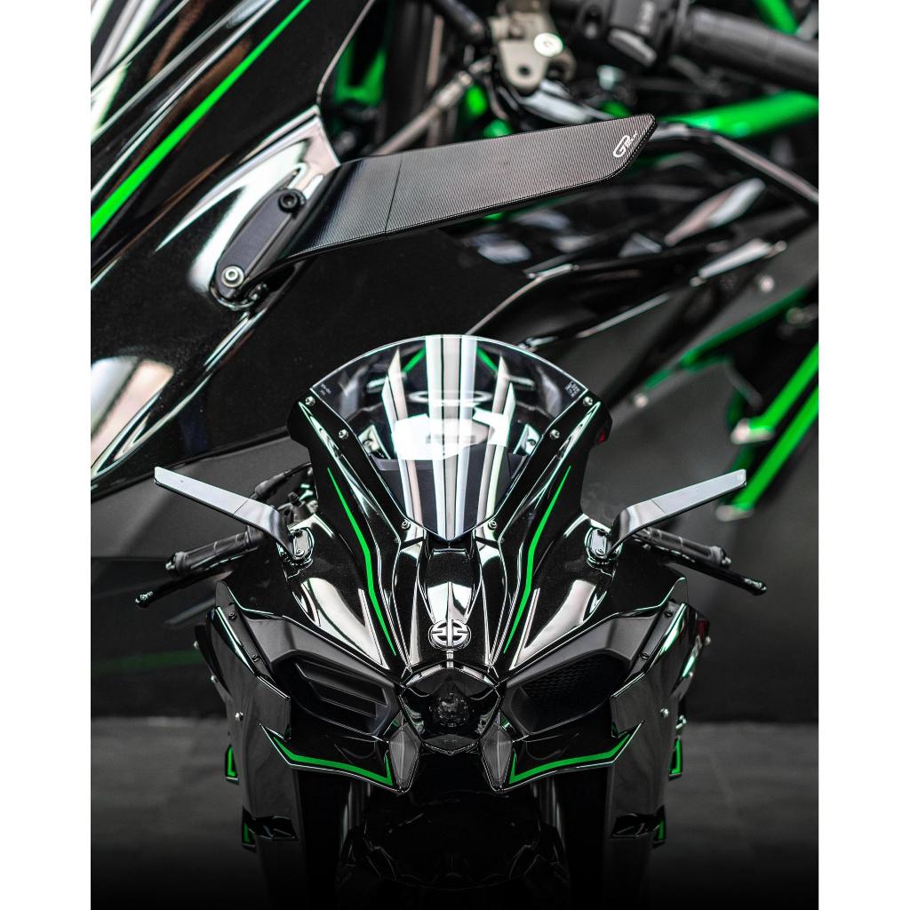 GPTECH SPION MOTOR  WING ALMU BILLET CNC V.2 KAWASAKI NINJA H2