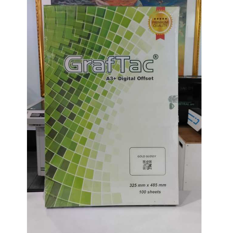 

Graftac Stiker A3+ Gold Glossy & Matte isi 100 Lembar