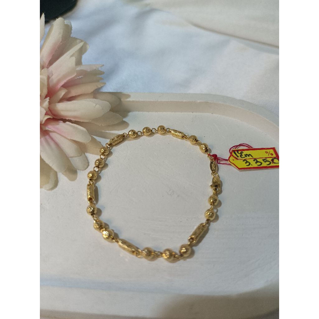 Gelang Emas Bola Variasi UBS 8k