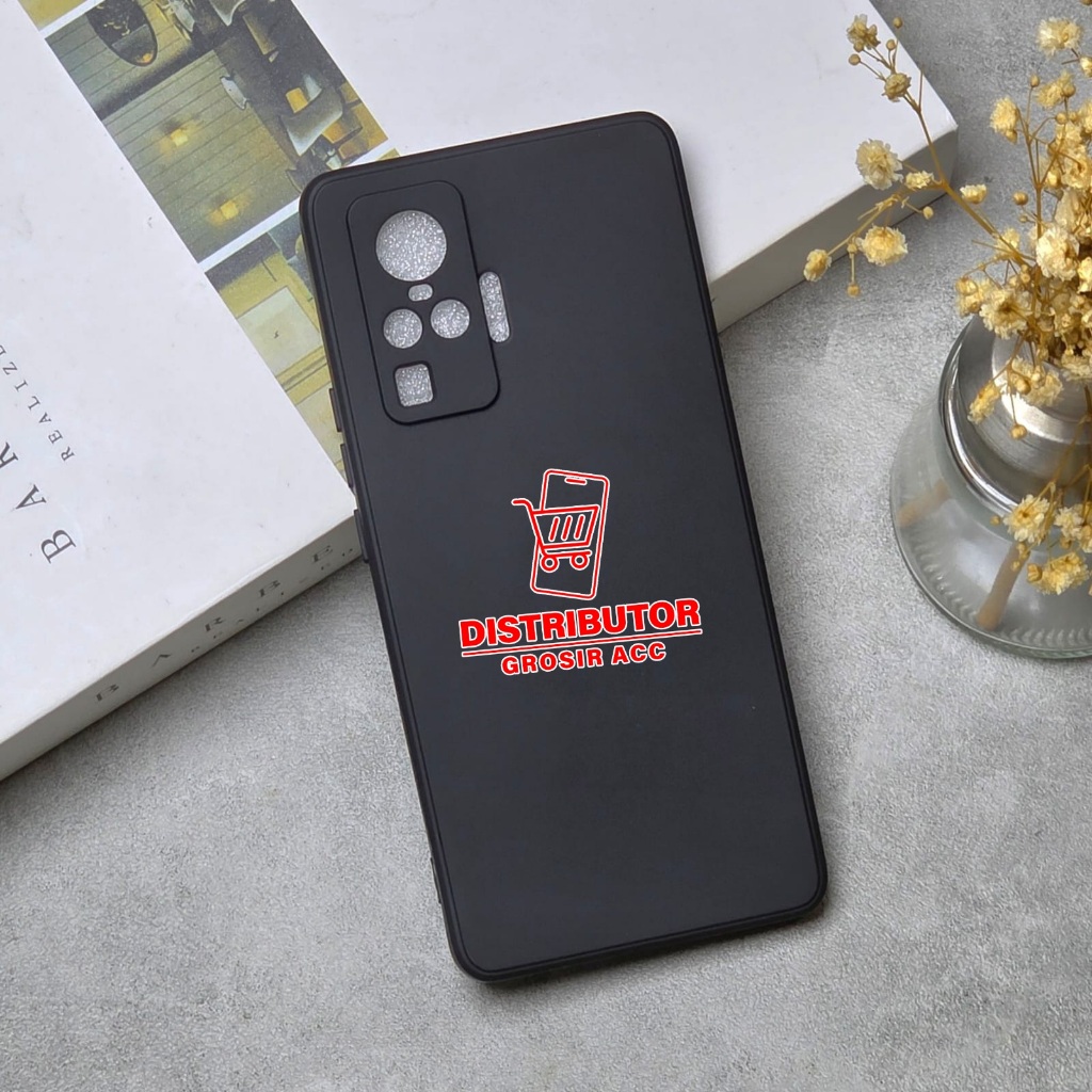 VIVO V7 VIVO V7 PLUS VIVO X50 VIVO X50 PRO VIVO X60 CASE MACARON BLACK PREMIUM  SOFT CASE BLACK VIVO