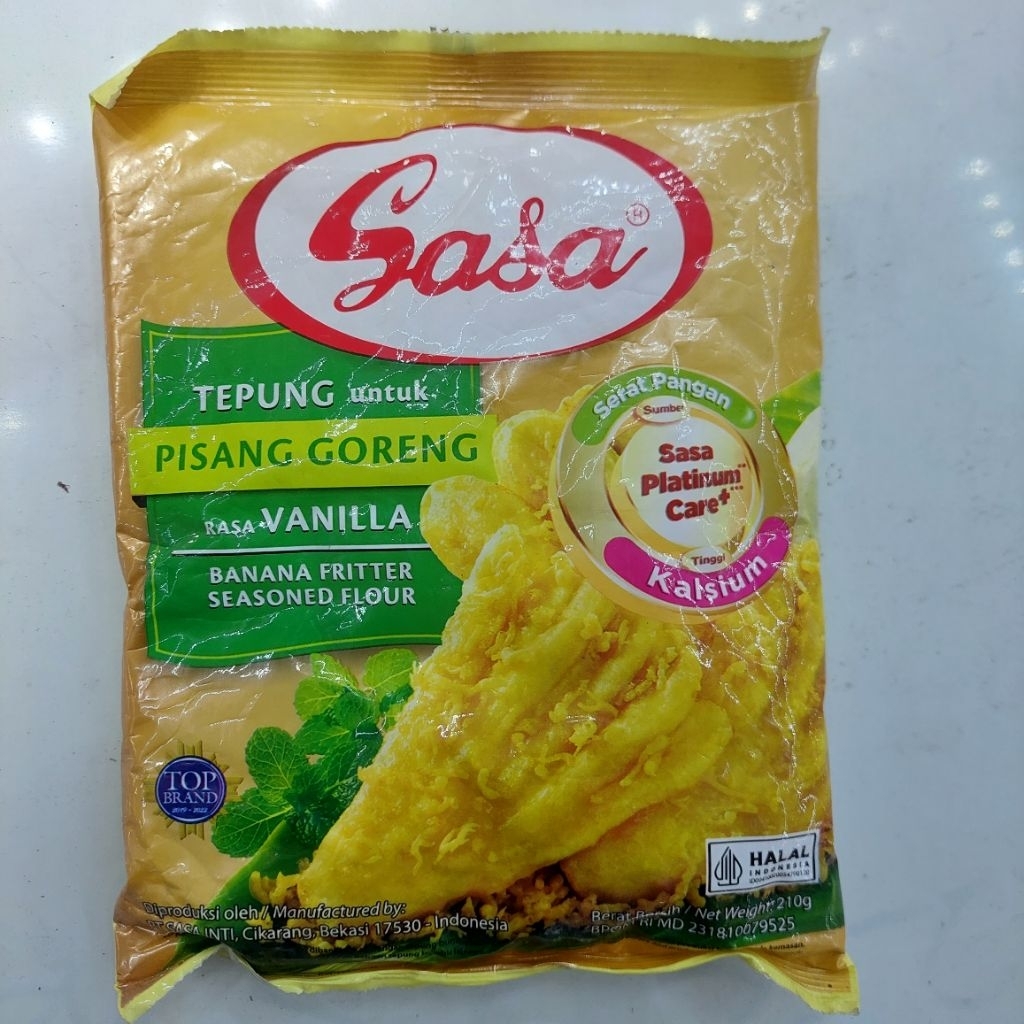

Tepung sasa pisang goreng/sasa tepung pisang rasa vanilla 210gr