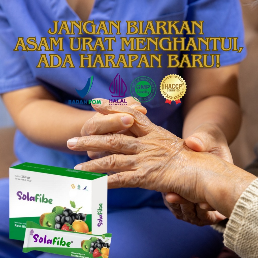 

Solafibe Herbal Alami Mengatasi Asam Urat (fase awal)