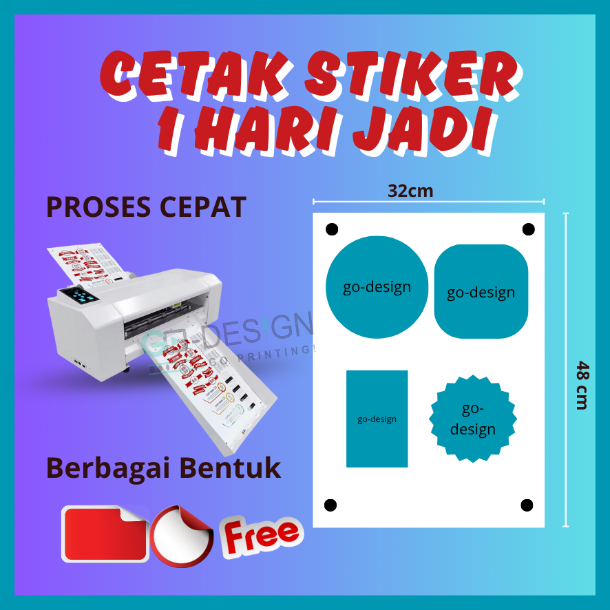 

CETAK STIKER 1 HARI JADI murah dan berkualitas