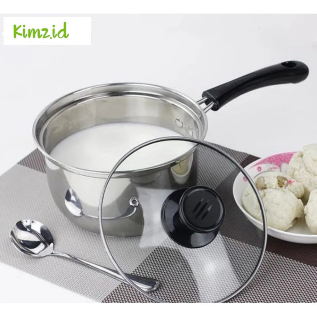 PANCI SUSU STAINLESS STEEL NAGAKO + TUTUP KACA | PANCI SUSU | PANCI STAINLESS | PANCI SUSU STAINLESS