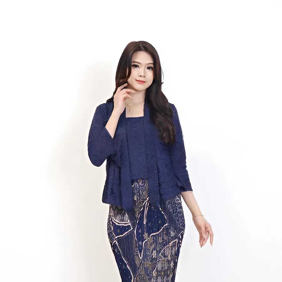 SETELAN KEBAYA KURUBARU BROKAT JUMBO LD 120-130 / SET KEBAYA JUMBO / KEBAYA WISUDA BIG SIZE / KEBAYA