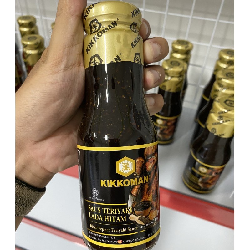 

KIKKOMAN BLACK PAPPER TERIYAKI SAUCE - SAUS TERIYAKI LADA HITAM 300 Gr