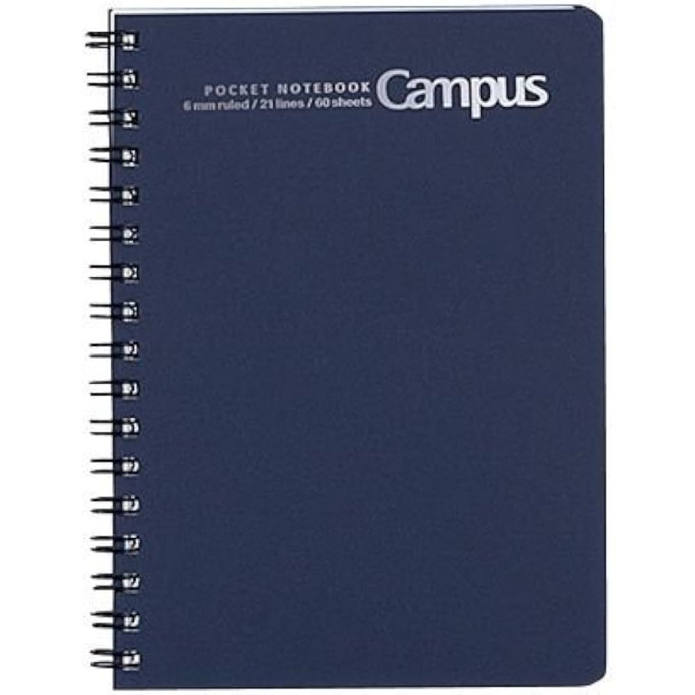 

Kokuyo Pocket Notebook Twin Ring A6 Horizontal Ruled Lines