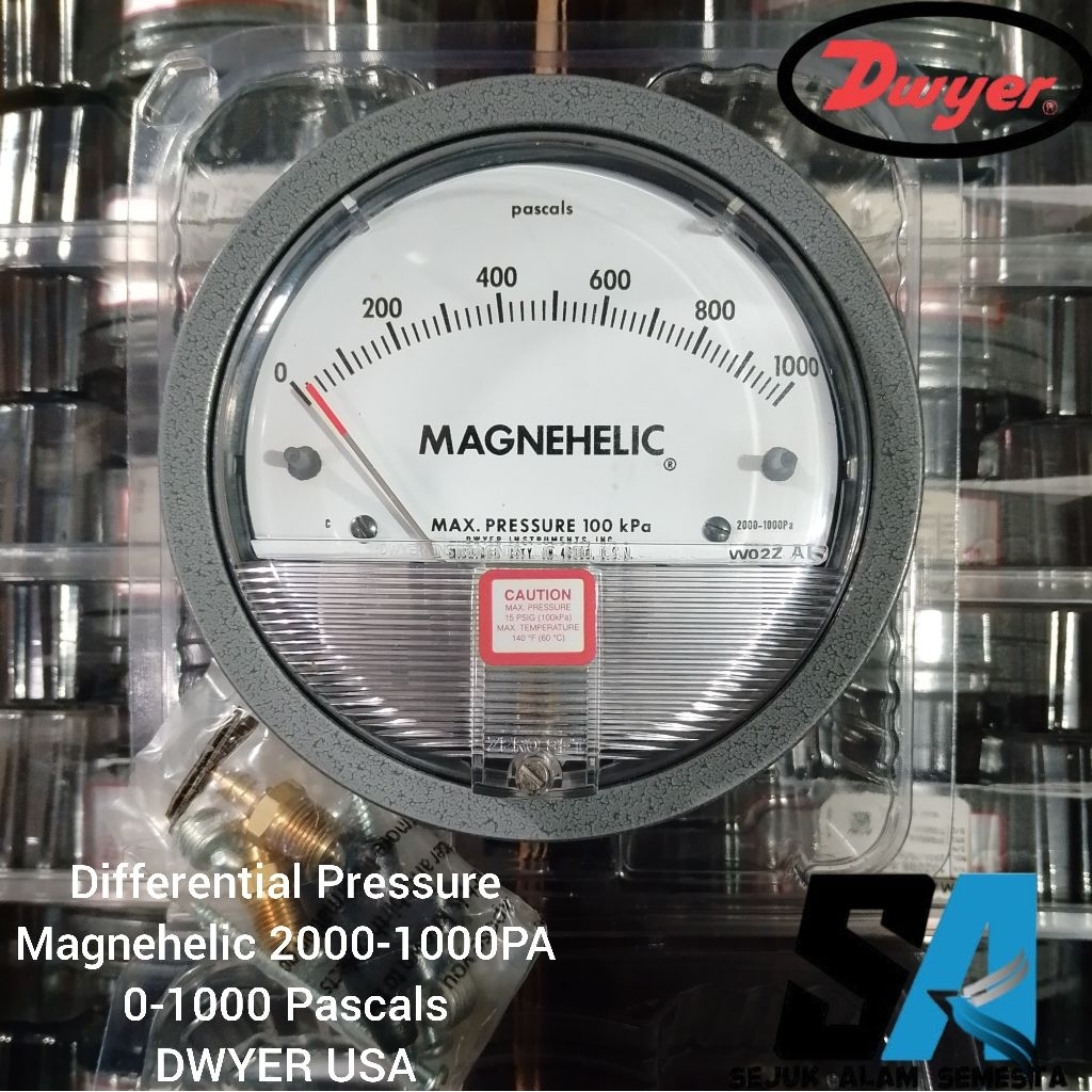 DWYER MAGNEHELIC 2000-1000PA | DWYER MAGNEHELIC 0 - 1000 PASCALS