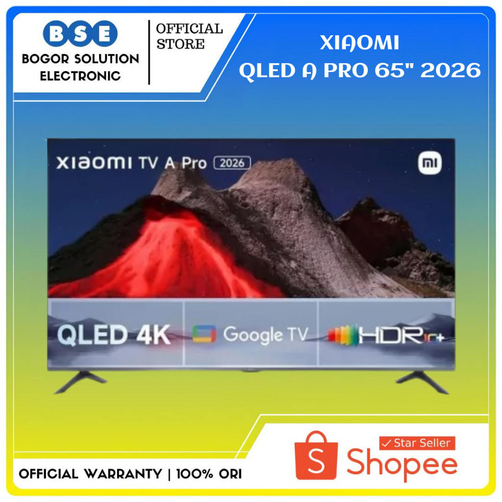 QLED XIAOMI A PRO 65 QLED 4K HDR Google TV 120HZ 2026 TV XIAOMI QLED 65 Inch