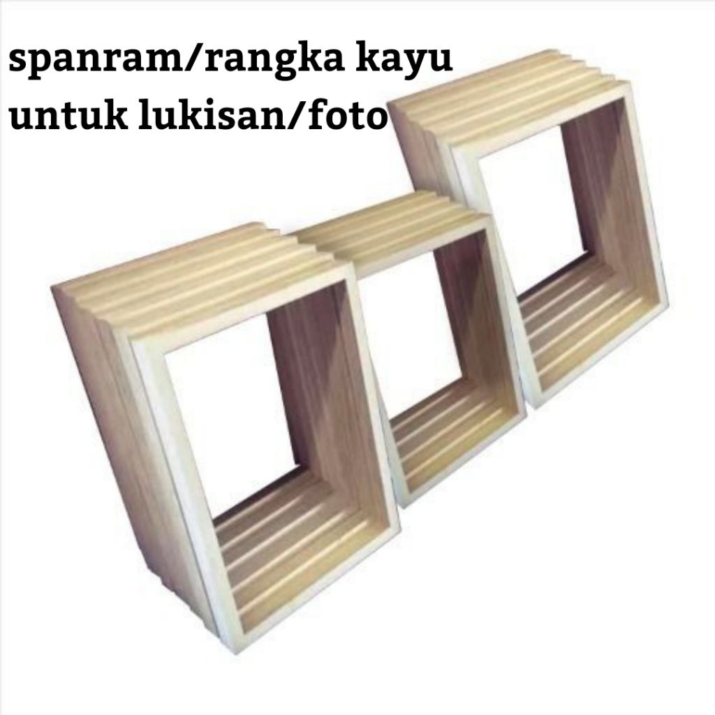 

spanram/rangka kayu canvas lukis