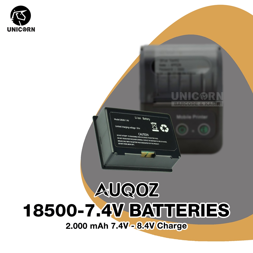 Baterai Battery Mobile Printer Bluetooth Thermal - Auquoz 583 X583 PPOB