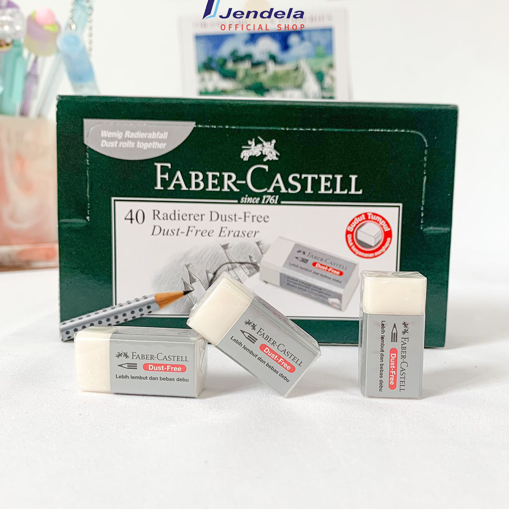

Penghapus Pensil Ujian Faber Castell Colour Dust Free Hitam Putih Ebta & SPMB Faber Castell Harga Satuan Untuk Ujian Sekolah ATK