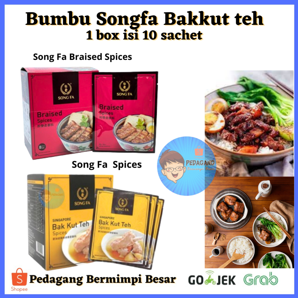 

Bumbu Songfa Bakkut teh 1 box isi 10 sachet/Song Fa Bak Kut Teh Singapore / Song Fa Braised Spices / Bumbu Song Fa Bakut Teh Instant/ Songfa Bak Kut Teh Bumbu Songfa Bakkuteh/ Bumbu Songfa Bakkut teh/ Song Fa Bak Kut Teh Spices/ Songfa Bak kut Teh