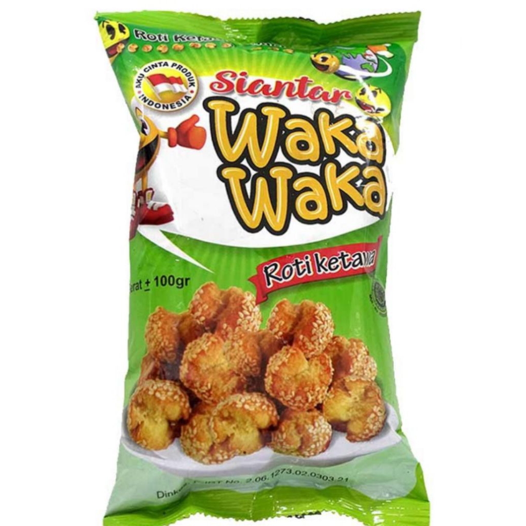 

Siantar Waka Waka Roti Ketawa 100gr / Roti Kering Dengan Wijen