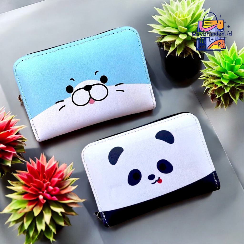 MINISO ANIMAL FACES COIN PURSE DOMPET KOIN KECIL LUCU