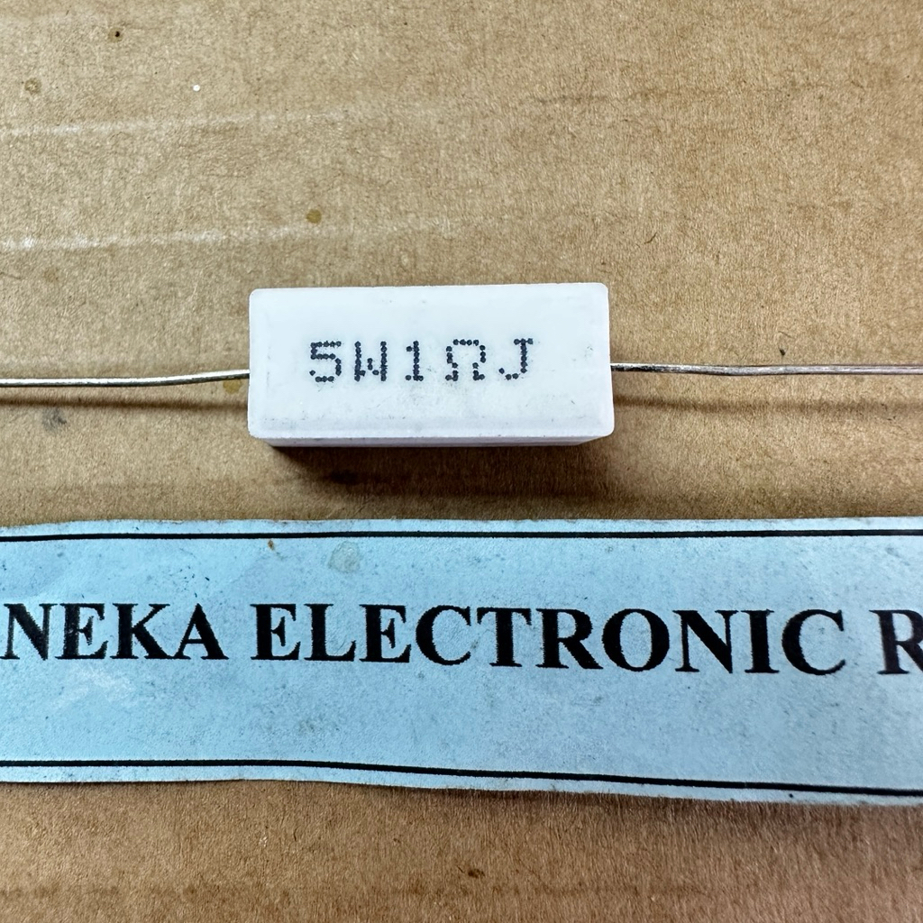 RESISTOR 1 OHM 5 WATT ORIGINAL 1R 5% RESISTOR KAPUR