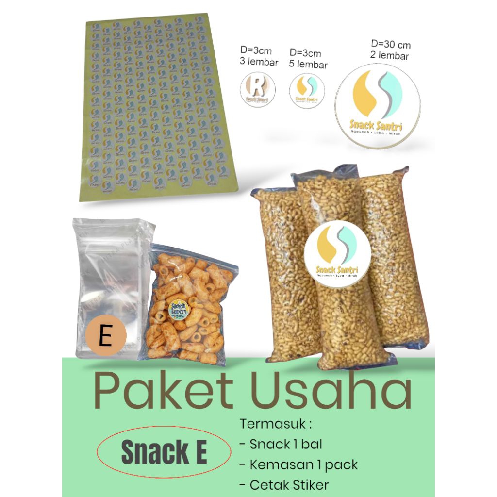 

PAKET JUALAN "SNACK-E" - Snack Makaroni Rujak Bali [ Ngeunah | Loba | Mirah ]