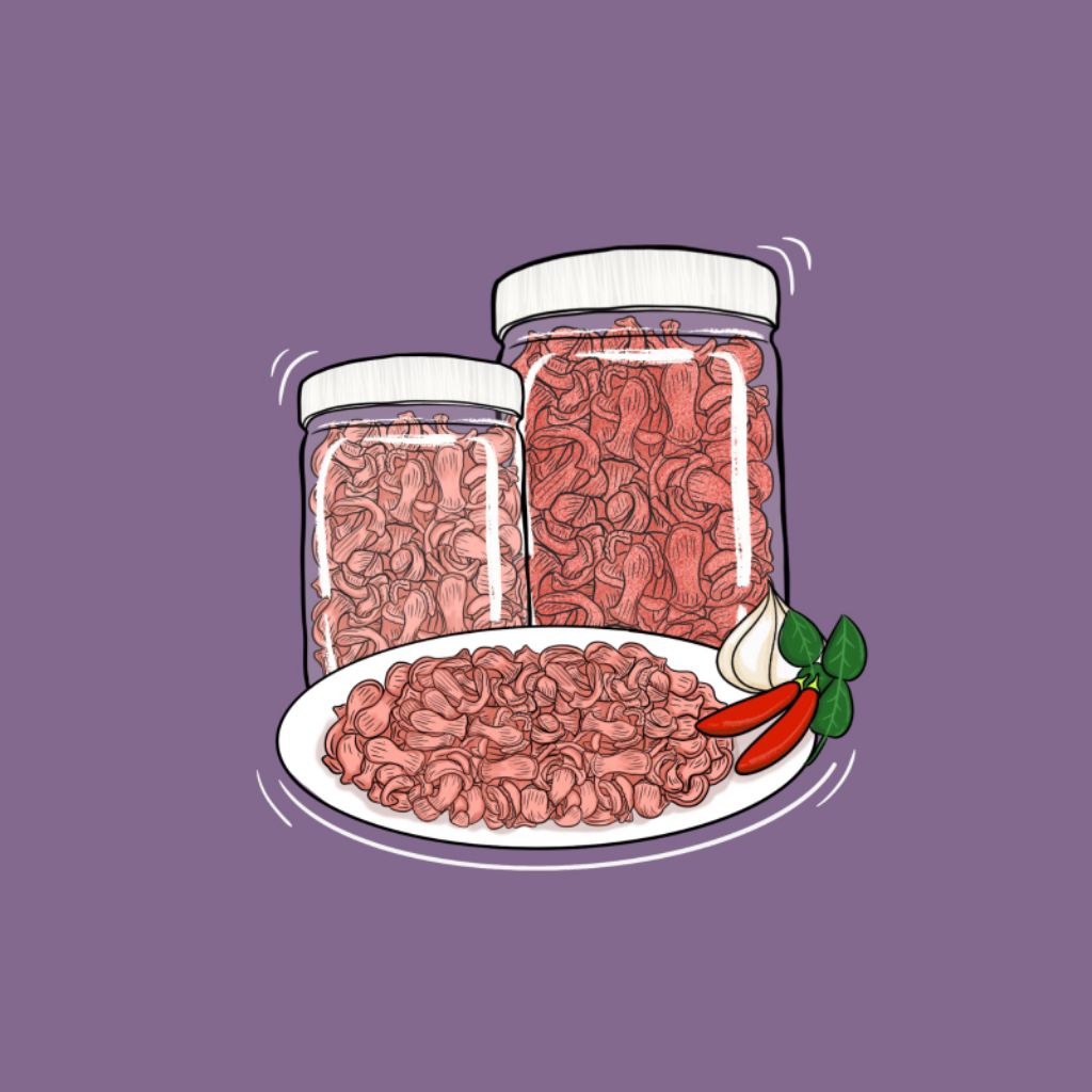 

KERUPUK IKAN Pedas Gurih / Pedas Daun Jeruk / Balado / Asin 250gr