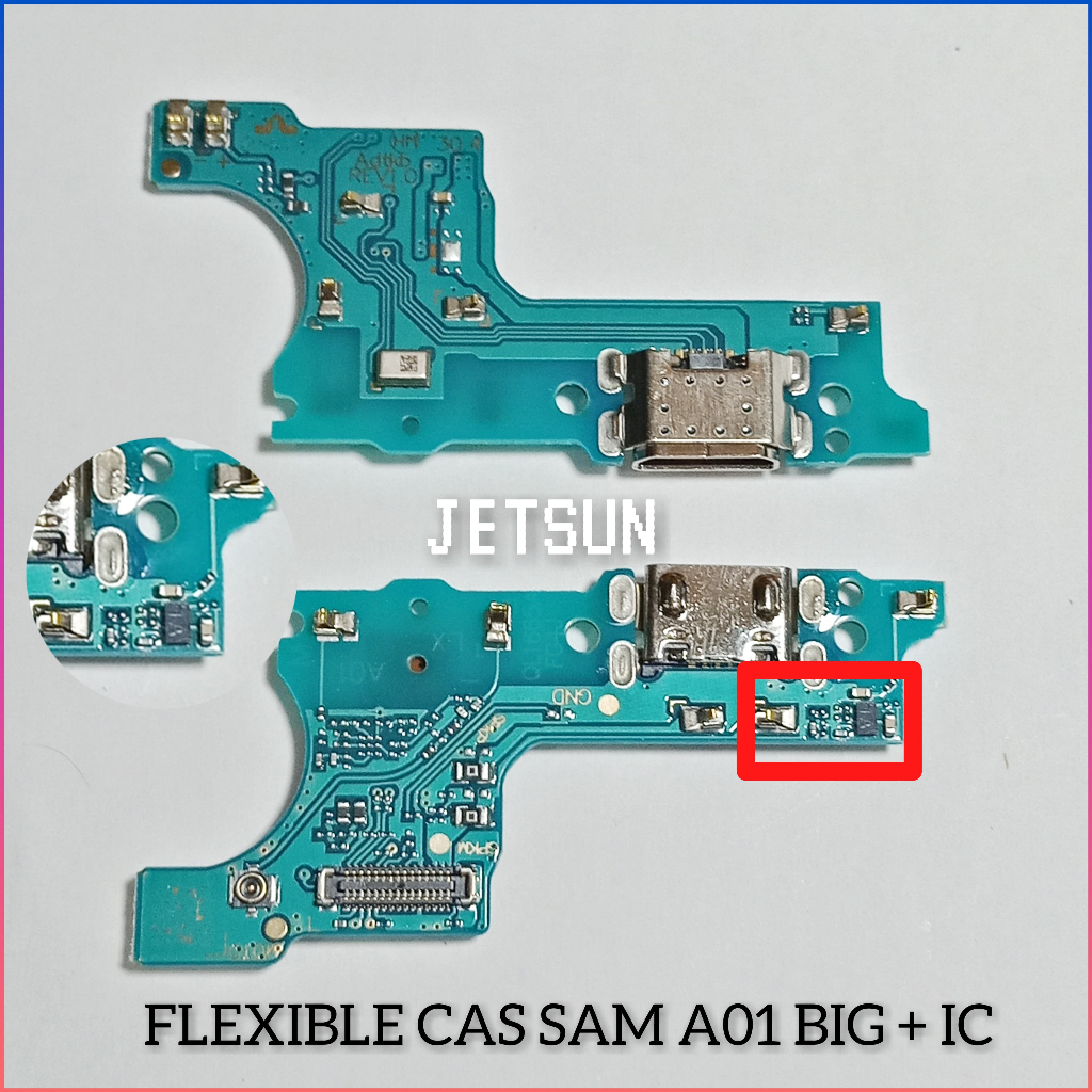 FLEXIBLE CAS SAMSUNG A01 BIG + IC (NEW)