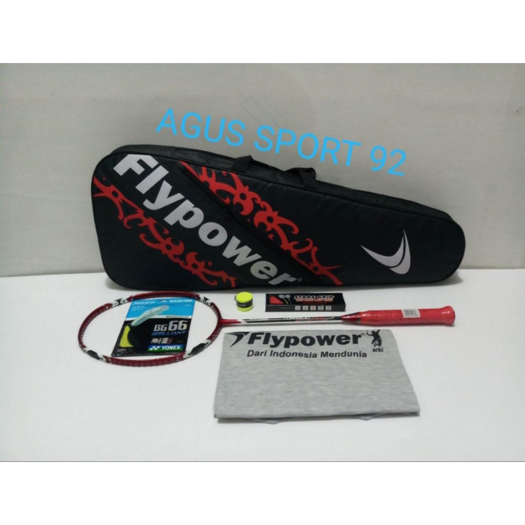 RAKET BADMINTON ORIGINAL FLYPOWER TORNADO 800 ARBI