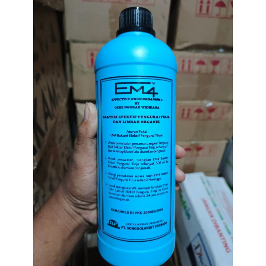 EM4 pengurai tinja dan limbah organik