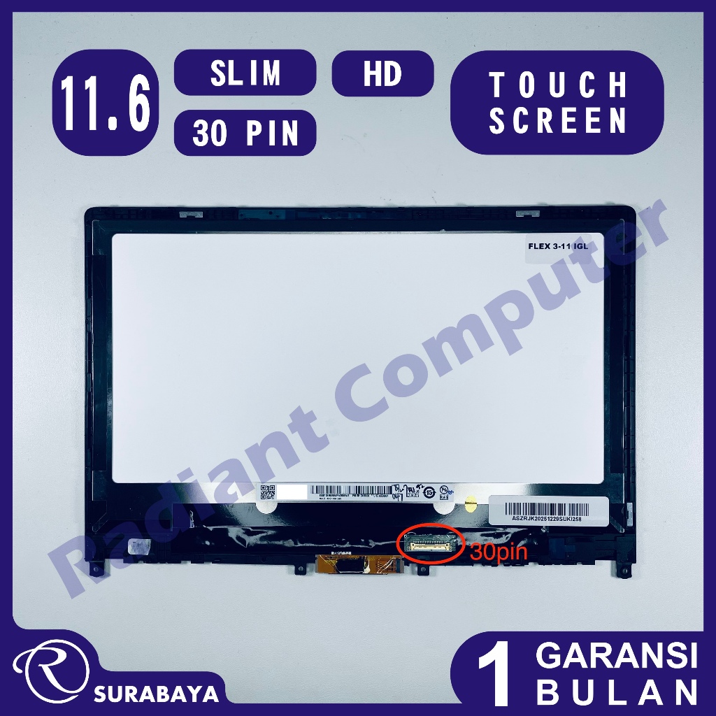 LCD LED Touchscreen Lenovo Flex 3-11, Flex 3 11ADA05, Flex 3 11IGL05