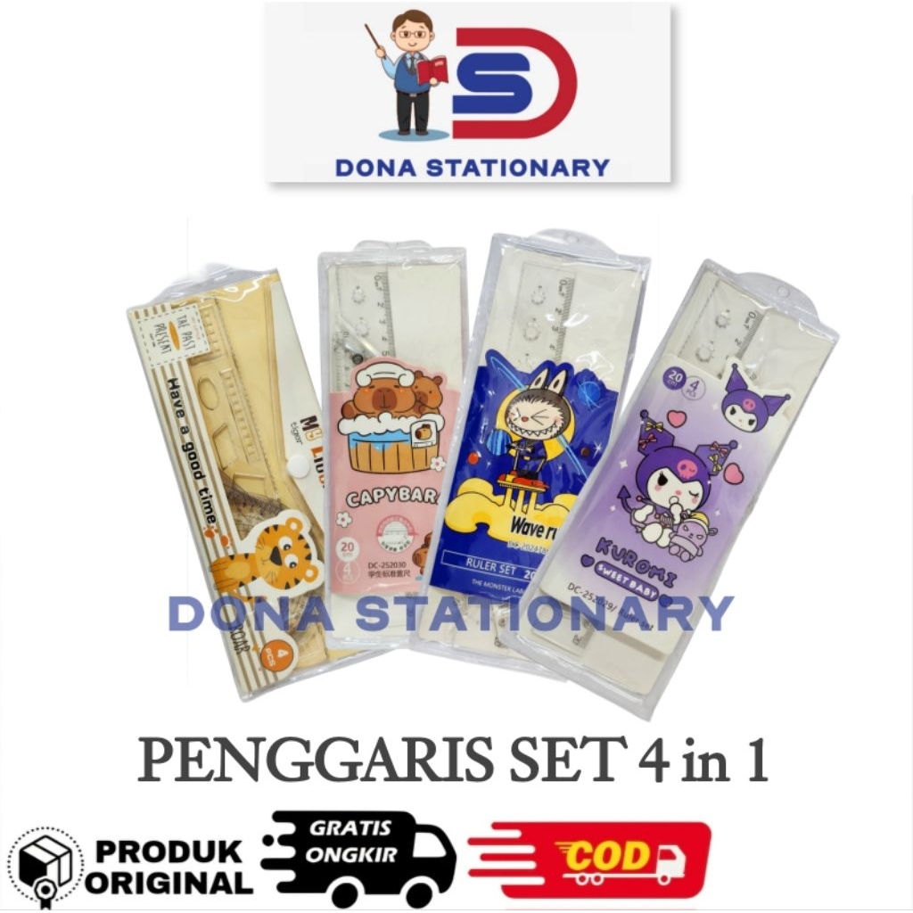 

PENGGARIS SET FANCY 4 in 1 / PENGGARIS FANCY