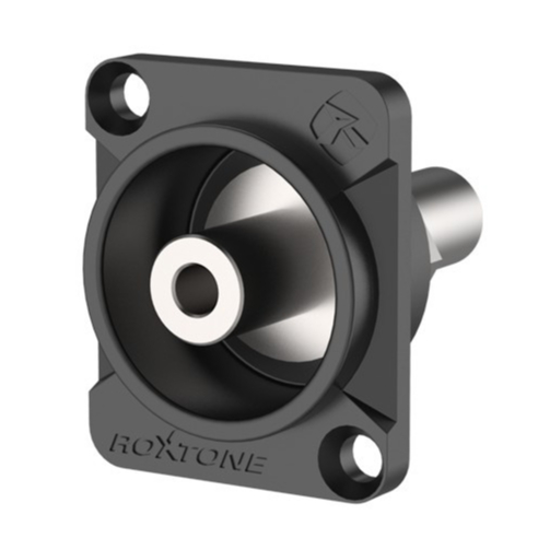 SOKET ADAPTER CASIS MINI JACK 3,5 MM BODY BESI STEREO HITAM MATRIX ROXTONE RAMJ3FD-B / Socket Akai B