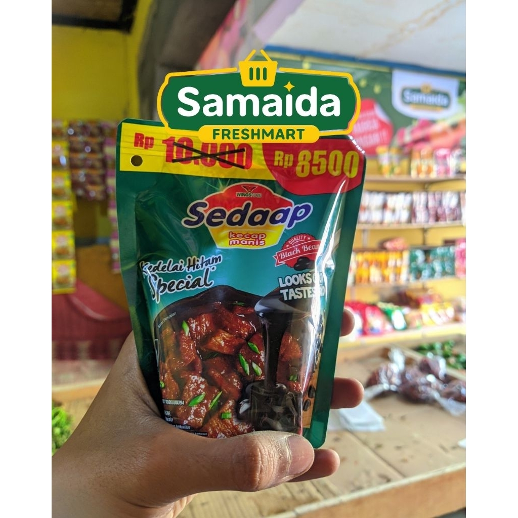 

Kecap Manis Sedaap Kedelai Hitam 200ml – Rasa Lebih Gurih & Kental untuk Masakan Lezat