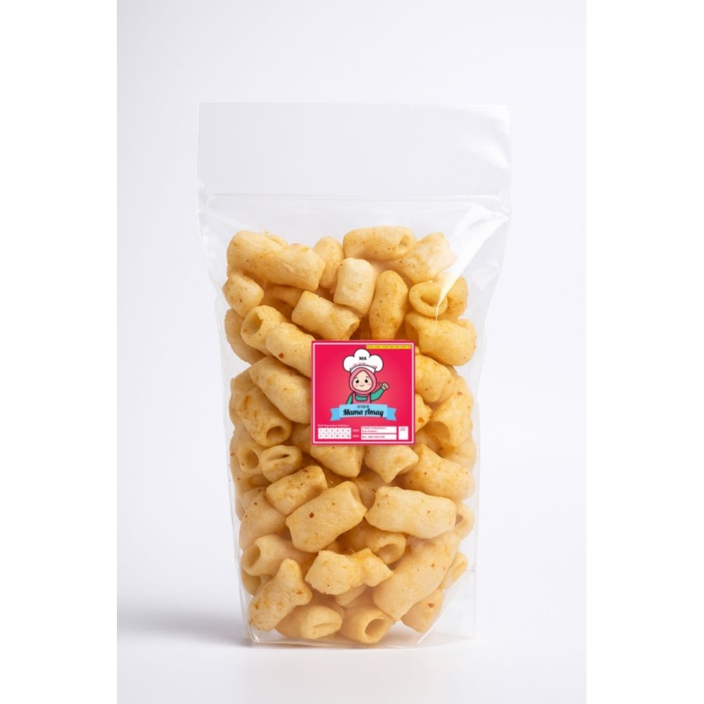 

Jajanan Camilan Snack Makaroni Pedas Rumahan Kerupuk Crispy Renyah Gurih Murah