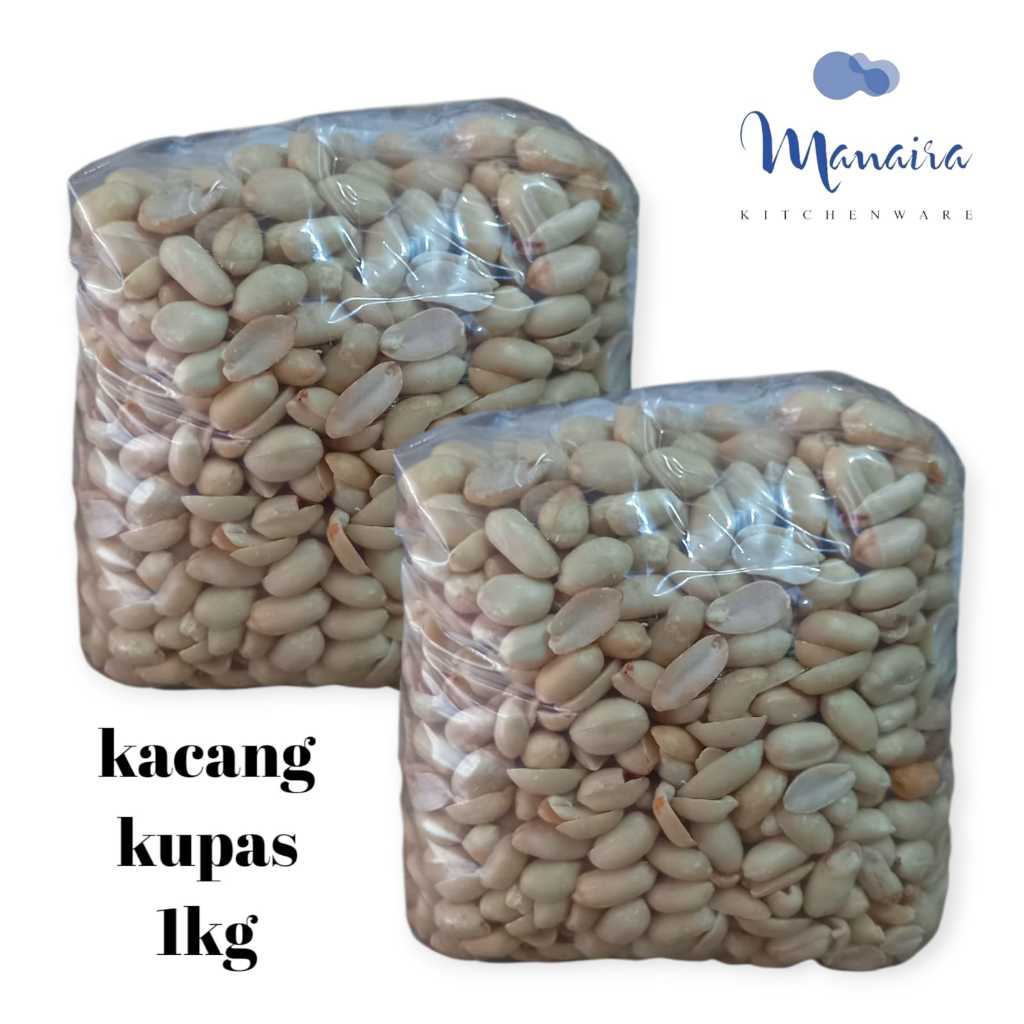 

Kacang Tanah Kupas Mentah Besar 25/29 JUMBO / Kacang Tanah Kupas 1 Kg