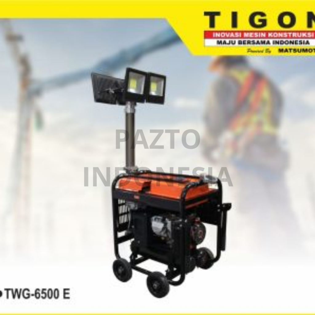 Mesin Las Serbaguna Tigon TWG 6500E 4in1 Genset Las , Compressor, Lampu ORIGINAL