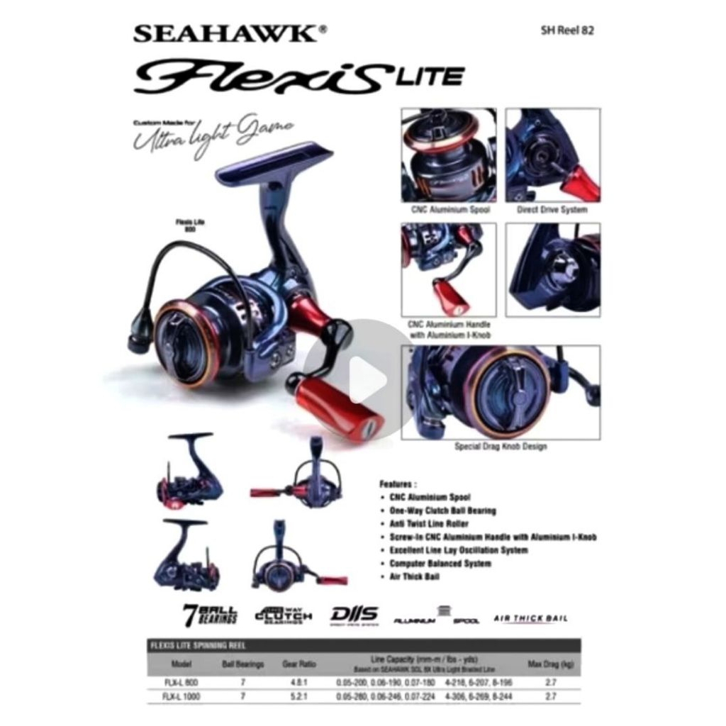 REEL SEAHAWK FLEXIS LITE 1000