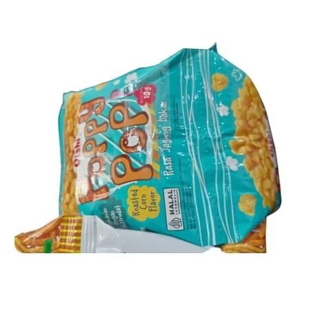 

Snack oishi poppy pop 1 renteng isi 10 bungkus @ 10gr varian roasted corn flavor