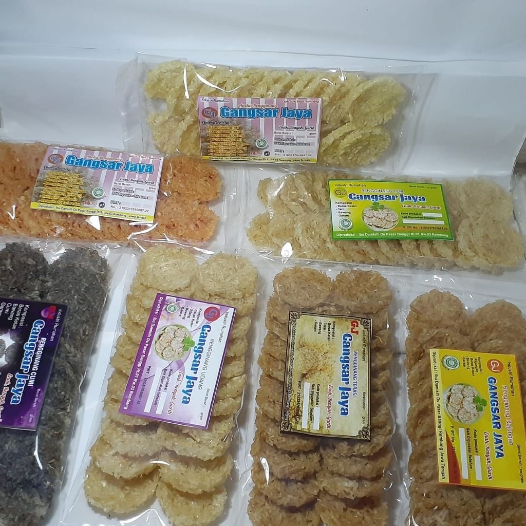 

ANEKA RENGGINANG MENTAH" GANGSAR JAYA