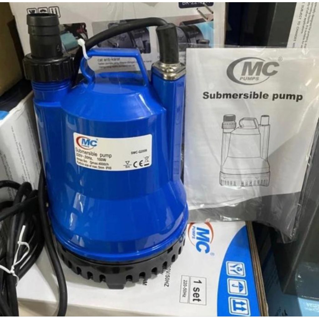 pompa celup kolam ikan 100watt mesin pompa air kolam ikan MC pump 100watt