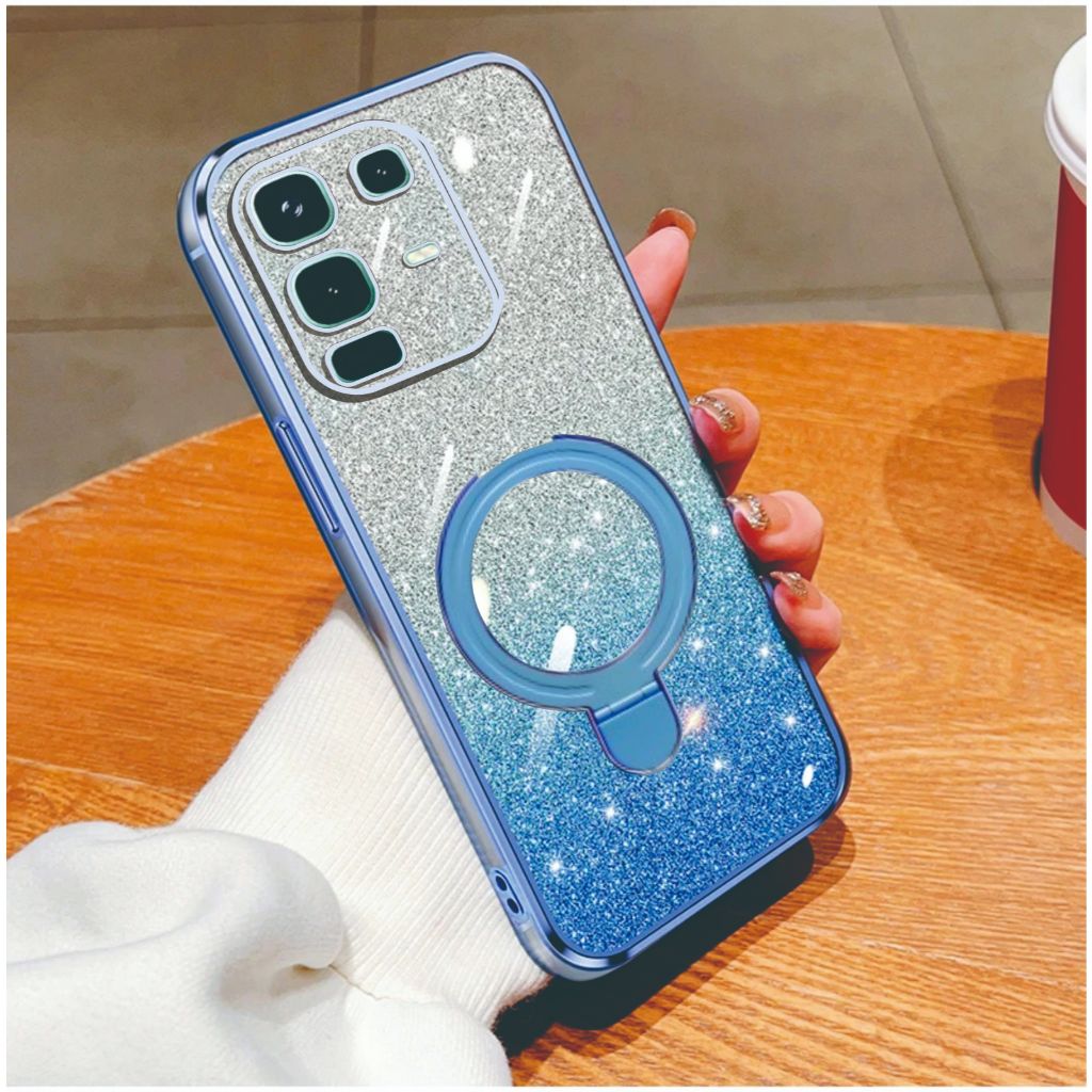 Casing Infinix 50 Pro Plus  Note 50 50 Pro Luxury Gliter Premium TPU Ring Magnetic Softcase